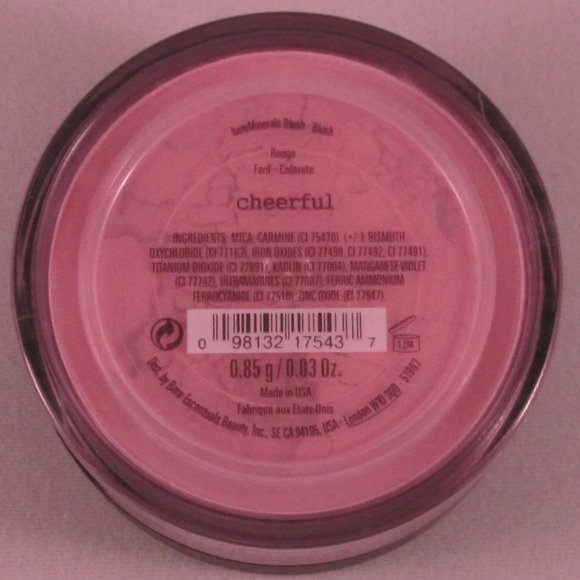 #NWT Original bareMinerals Cheerful Loose Powder Blush 0.85g/0.03oz - Picture 1 of 3